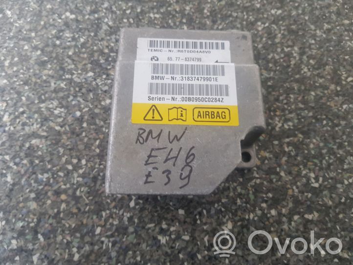 BMW 3 E46 Gaisa spilvenu vadības bloks 8374799