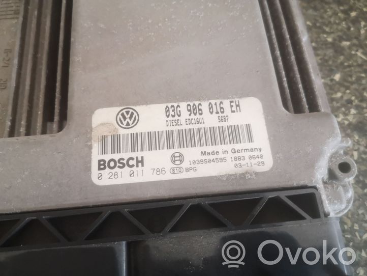 Volkswagen Touran I Moottorin ohjainlaite/moduuli 03G906016EH