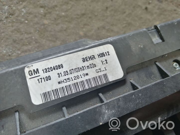 Opel Astra H Radiateur électrique de chauffage auxiliaire 13204089