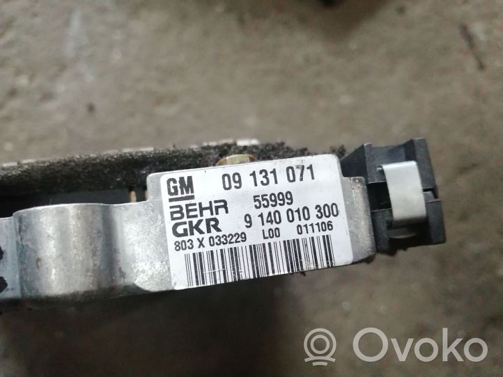 Opel Astra G Scambiatore elettrico riscaldamento abitacolo 09131071