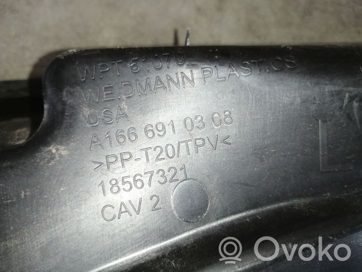 Mercedes-Benz ML W166 Kita bagažinės apdailos detalė A1666910308