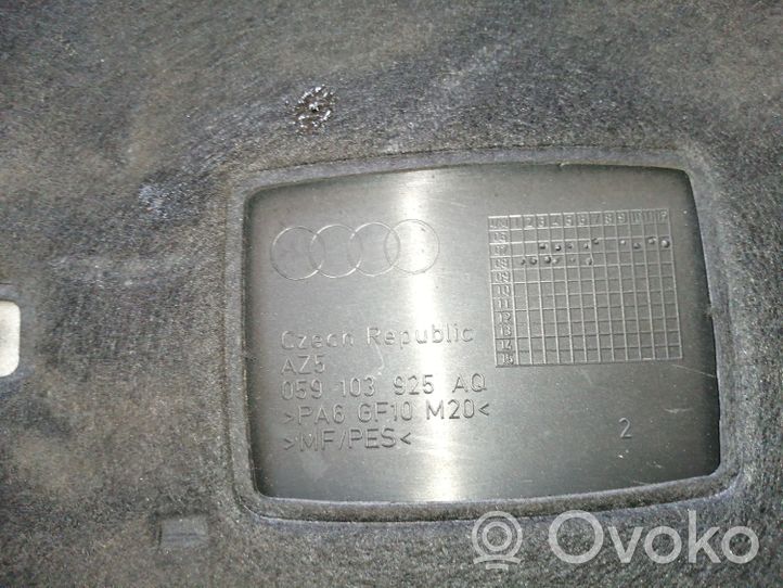 Audi A4 S4 B8 8K Osłona górna silnika 059103925AQ