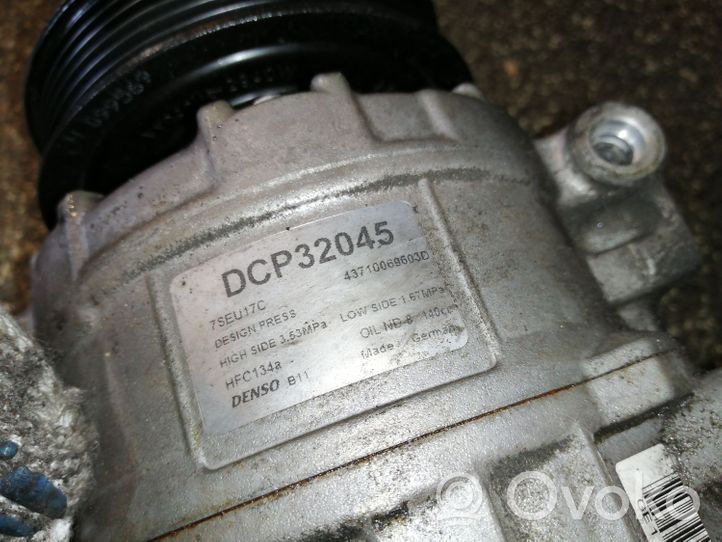 Volkswagen Touran I Ilmastointilaitteen kompressorin pumppu (A/C) DCP32045