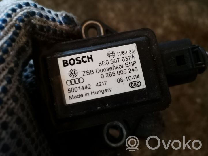 Audi A8 S8 D3 4E Sensore di imbardata accelerazione ESP 8E0907637A