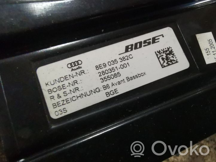 Audi A4 S4 B7 8E 8H Äänentoistojärjestelmäsarja 8E9035382C