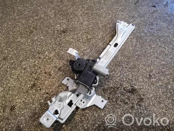 Peugeot 3008 I Rear door window regulator with motor 9682808680