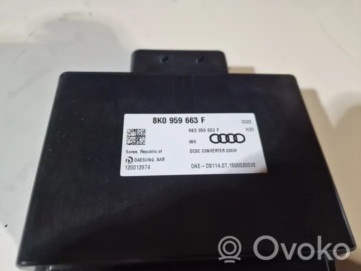 Audi A6 S6 C7 4G Autres unités de commande / modules 8K0959663F
