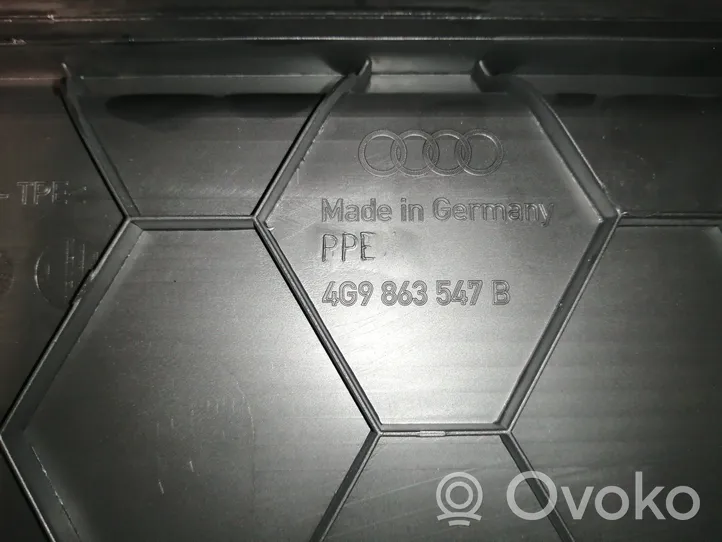 Audi A6 S6 C7 4G Element schowka koła zapasowego 4G9863547B