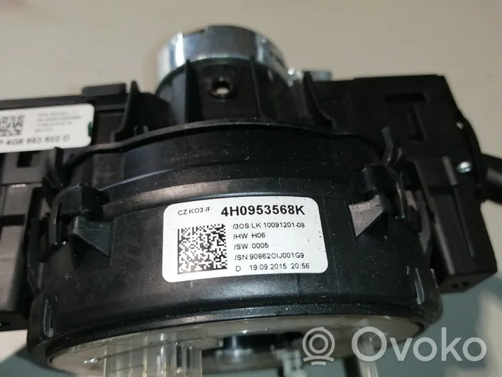 Audi A6 S6 C7 4G Pyyhkimen/suuntavilkun vipukytkin 4H0953568K