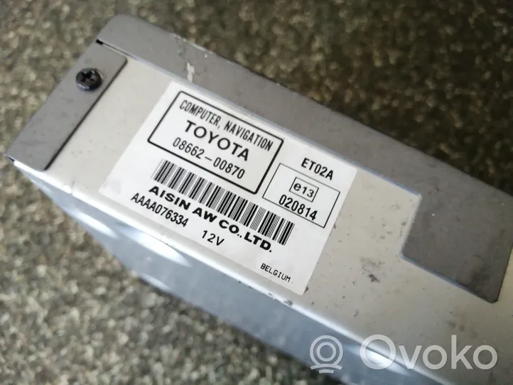 Toyota Corolla Verso AR10 Unité de navigation Lecteur CD / DVD 0866200870