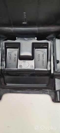 Toyota Avensis T250 Consolle centrale del vano portaoggetti 5897105010