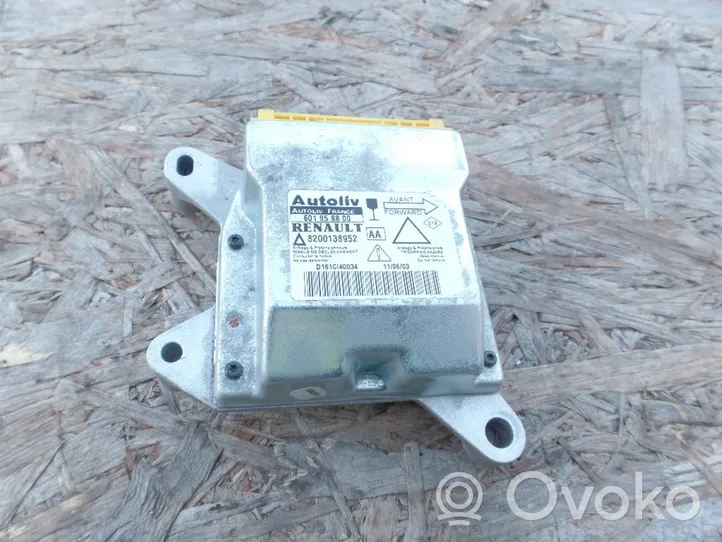 Renault Laguna II Module de contrôle airbag 601958800