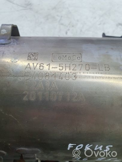 Ford Focus Filtr cząstek stałych Katalizator / FAP / DPF AV615H270LB