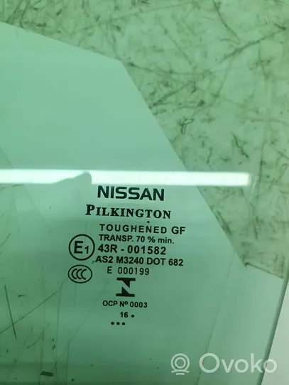 Nissan Qashqai Vetro del finestrino della portiera anteriore - quattro porte 34R001582