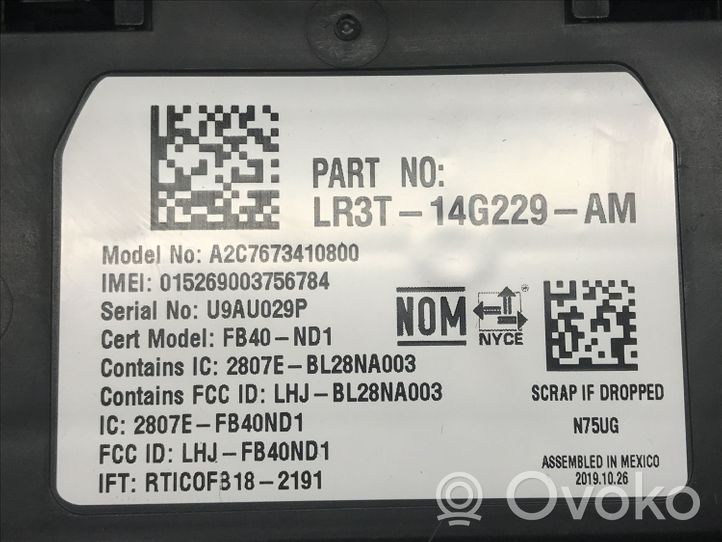 Ford Mustang VI Module unité de contrôle Bluetooth LR3T14G229AM