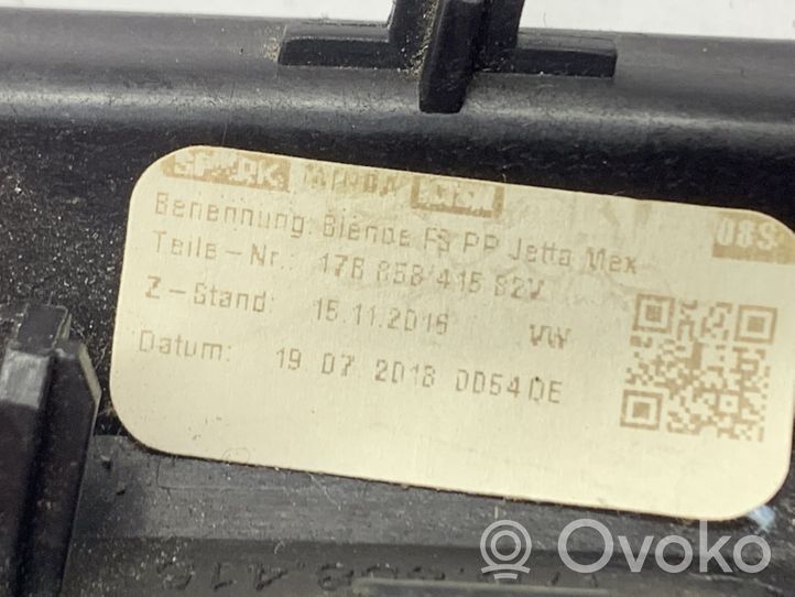 Volkswagen Jetta VII Boîte à gants garniture de tableau de bord 17B858415