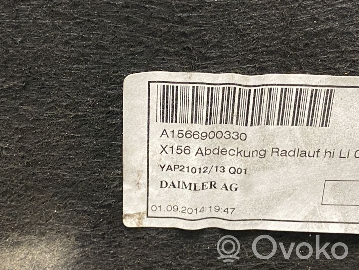 Mercedes-Benz GLA W156 Takapyörän sisälokasuojat A1566900330