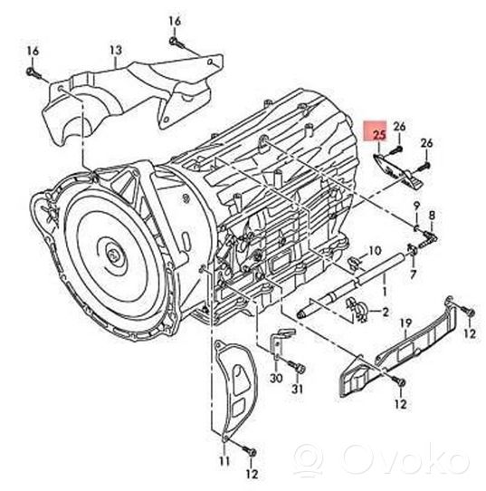 Porsche Cayenne (92A) Protezione inferiore del cambio 7P0399307