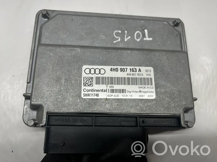 Audi A7 S7 4G Vaihdelaatikon ohjainlaite/moduuli 4H0907163A