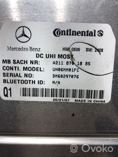 Mercedes-Benz ML W164 Bluetooth modulis A2118701885