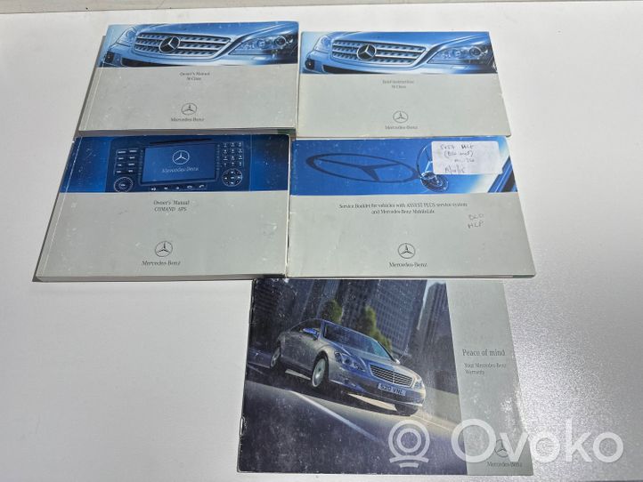 Mercedes-Benz ML W164 Owners service history hand book 