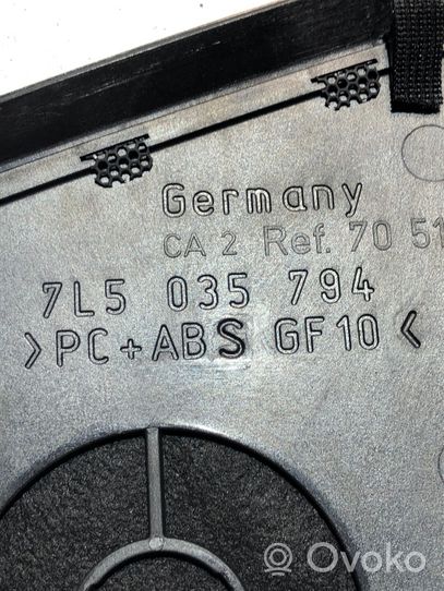Porsche Cayenne (9PA) Grilles/couvercle de haut-parleur latéral 7L5035794