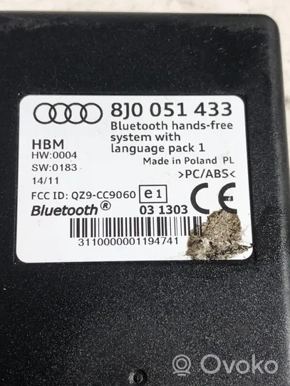 Audi Q5 SQ5 Kit mains libres 8J0051433