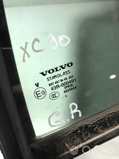 Volvo XC90 Szyba karoseryjna drzwi tylnych 43R000491