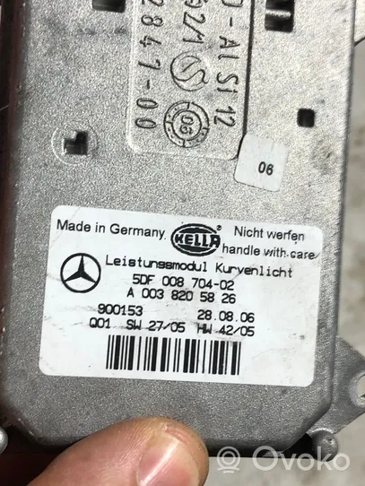 Mercedes-Benz ML W164 Moduł poziomowanie świateł Xenon A0038205826