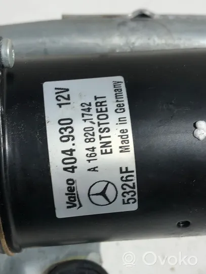 Mercedes-Benz ML W164 Tringlerie et moteur d'essuie-glace avant A1648201742