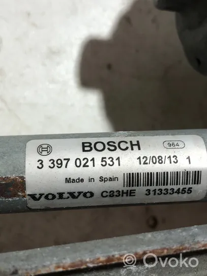 Volvo XC60 Mechanizm i silniczek wycieraczek szyby przedniej / czołowej 31333455