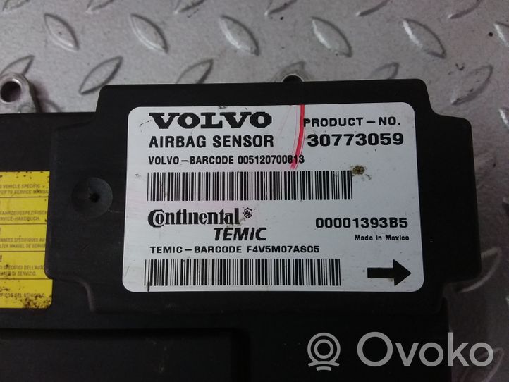 Volvo S40 Turvatyynyn ohjainlaite/moduuli 30773059