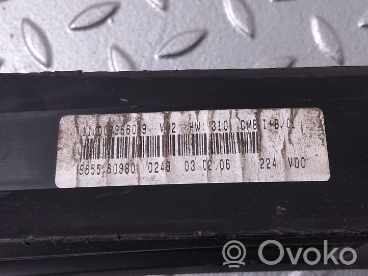 Citroen Xsara Picasso Compteur de vitesse tableau de bord 9655660980