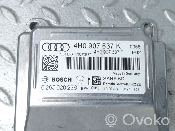 Audi A8 S8 D4 4H Centralina ESP (controllo elettronico della stabilità) 4H0907637K