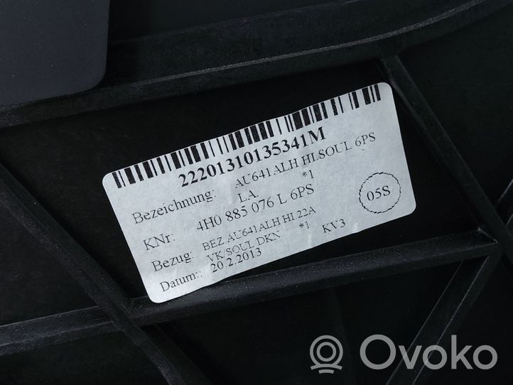 Audi A8 S8 D4 4H Takaistuimen käsinojat L4H000031F