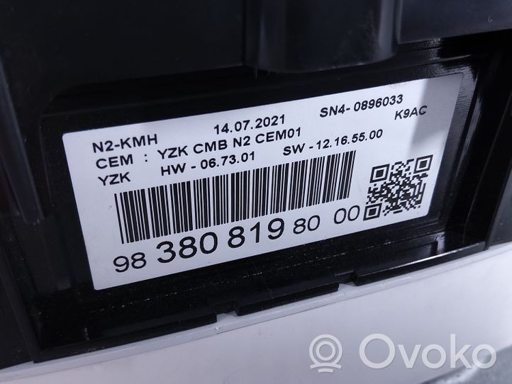 Toyota ProAce City Nopeusmittari (mittaristo) 9838081980