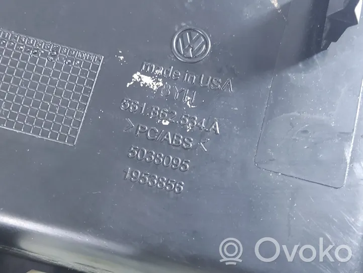 Volkswagen PASSAT B7 USA Salona dekoratīvās apdares komplekts 561862534A