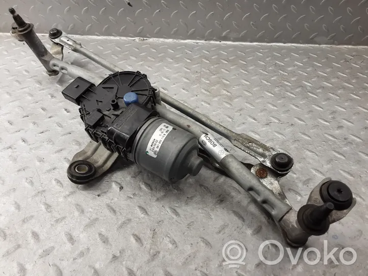 Volkswagen PASSAT B8 USA Mechanizm i silniczek wycieraczek szyby przedniej / czołowej 561955119B