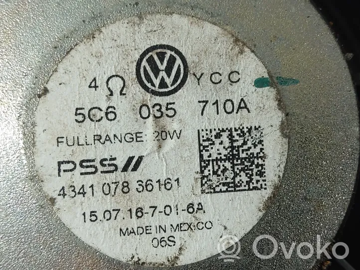 Volkswagen PASSAT B8 USA Громкоговоритель (громкоговорители) в передних дверях 5C6035710A