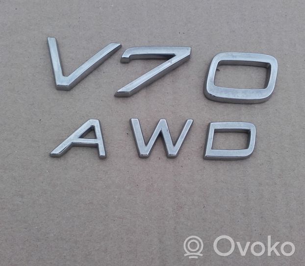 Volvo V70 Insignia/letras de modelo de fabricante 31383645