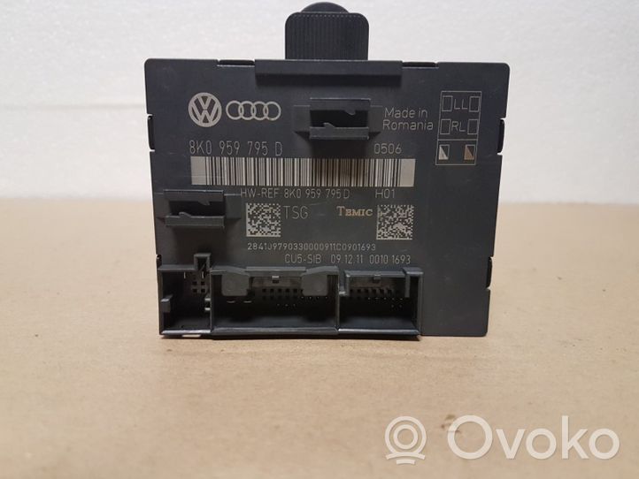 Audi A4 S4 B8 8K Durų elektronikos valdymo blokas 8K0959795D