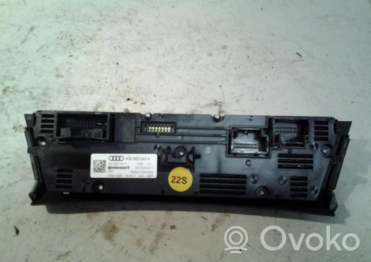 Audi A6 S6 C7 4G Panel klimatyzacji 4G0820043K