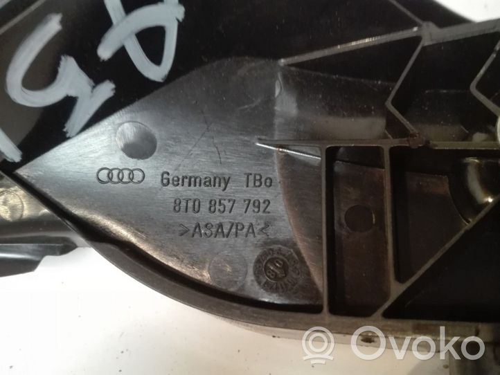 Audi A5 8T 8F Garniture, adapteur de ceinture de sécurité 8T0857792