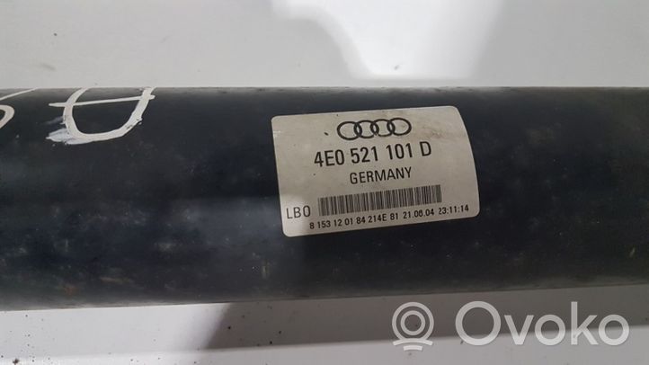 Audi A8 S8 D3 4E Albero di trasmissione con sede centrale 4E0521101D