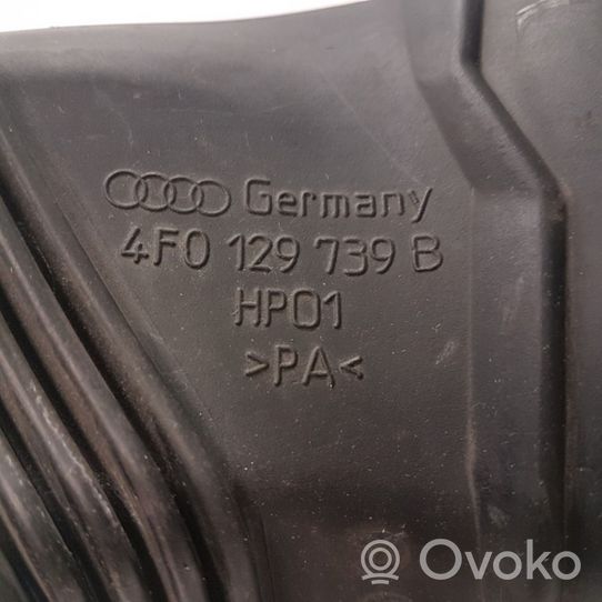 Audi A6 S6 C6 4F Air intake hose/pipe 4F0129739B