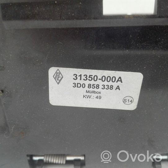 Volkswagen Phaeton Hansikaslokeron keskikonsoli 3D0858338A