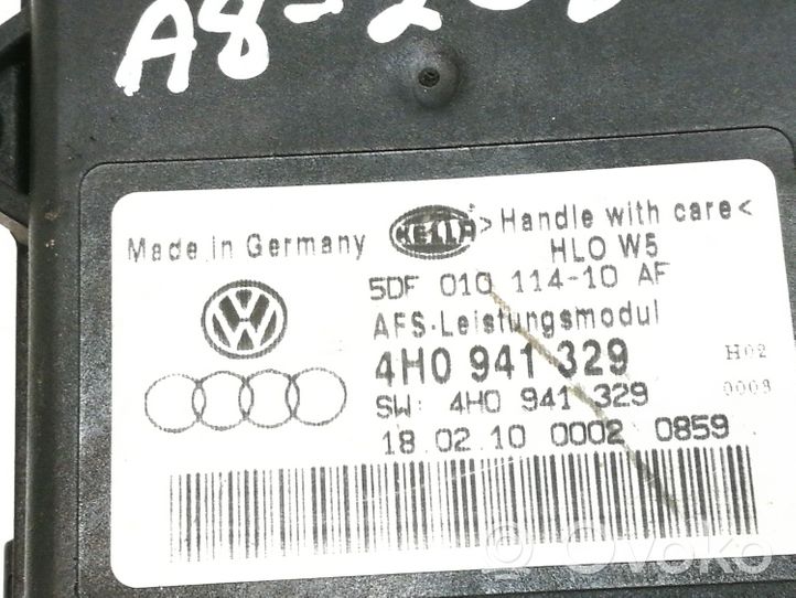 Audi A8 S8 D4 4H Sterownik / moduł świateł Xenon 4H0941329