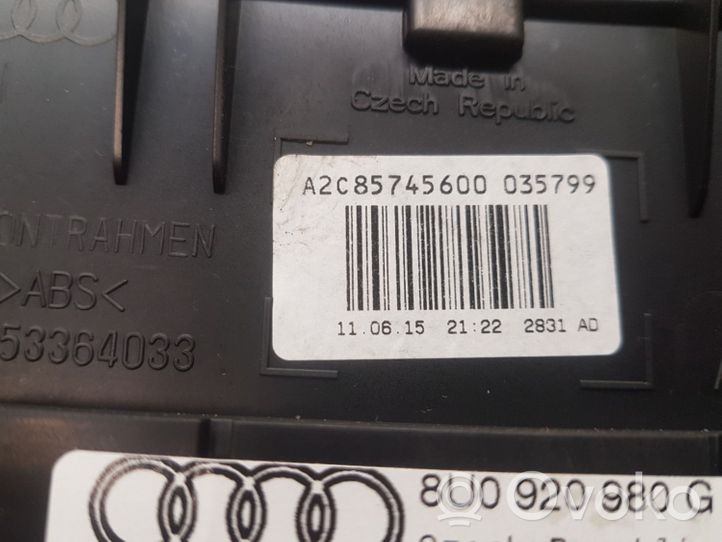 Audi Q3 8U Tachimetro (quadro strumenti) 8U0920980G