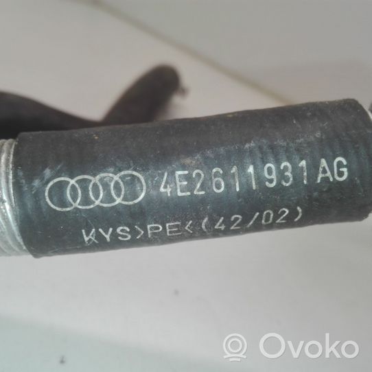 Audi A8 S8 D3 4E Stabdžių vamzdeliai/ žarnelės 4E2611931AG