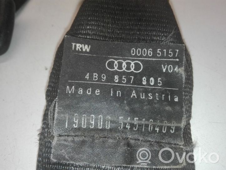 Audi A6 Allroad C5 Ceinture de sécurité arrière 4B9857805